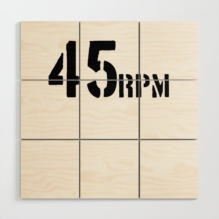 45 Rpm Vinyl Wood Wall Art