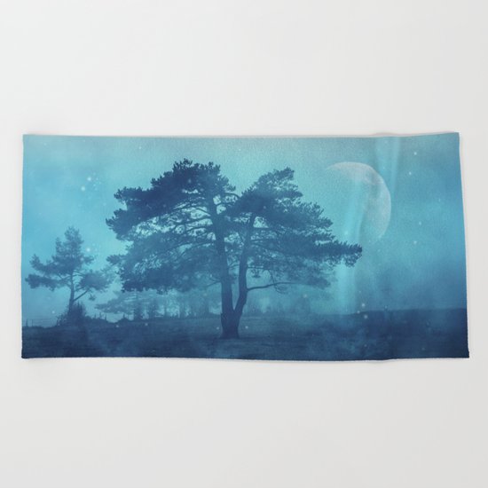 Mystic tree Beach Towel
