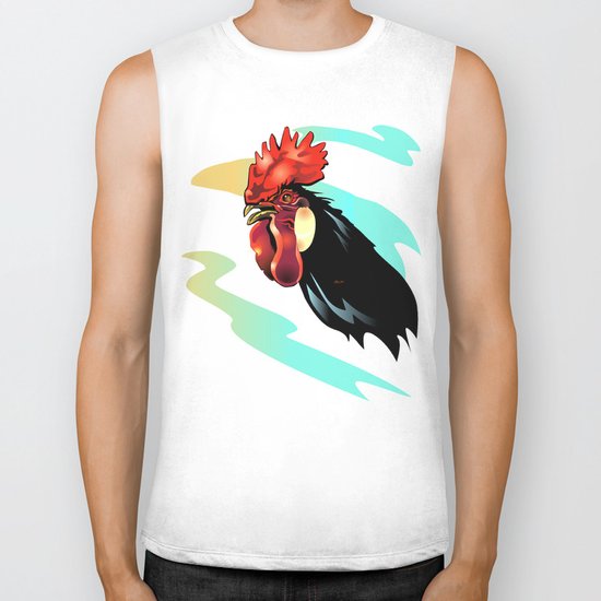 My Friends 1 - Andalusian Rooster Biker Tank