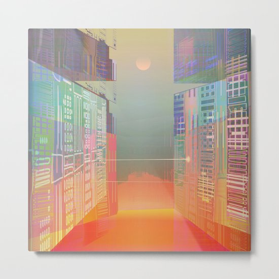 Open Gates / Spatial sluices / Entrance to summer Metal Print