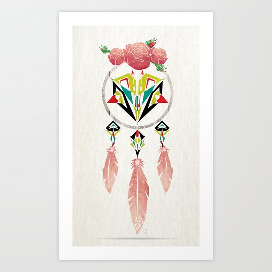 dream flowers Art Print