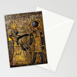 Egyptian Gods Stationery Card