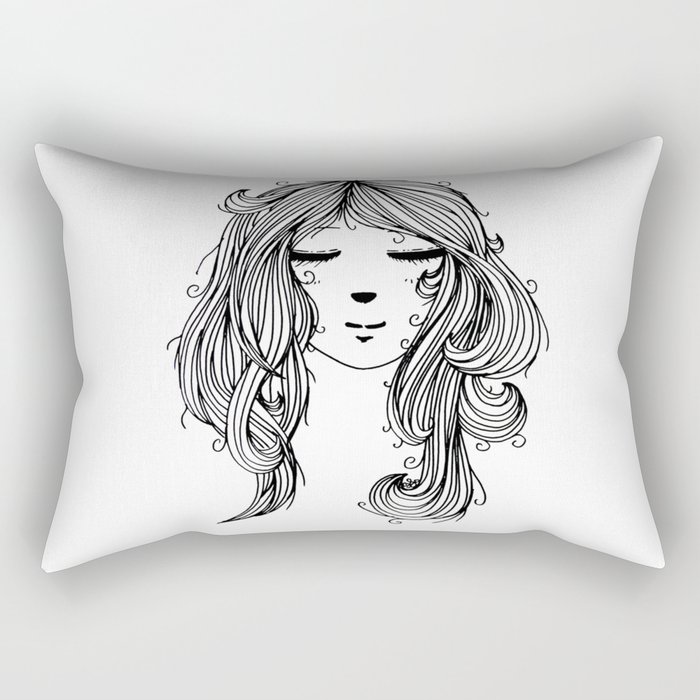 Peaceful mind Rectangular Pillow