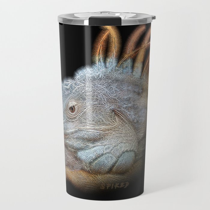 Spiked Electric Iguana Travel Mug