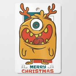 Christmas-monster-Funny design Cutting Board