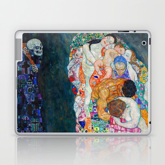 Gustav Klimt - Death and Life Laptop & iPad Skin