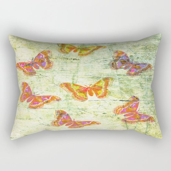 Butterfly Colours Rectangular Pillow