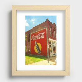 Route 66 - Ghost Mural 2006 Recessed Framed Print