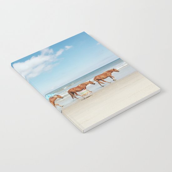 Summer Coast Horse Stride Notebook