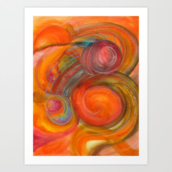 Sounds of Watercolors I Art Print