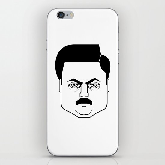 Ron Swanson iPhone Skin