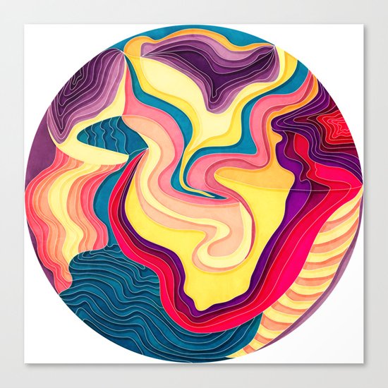 I Dream in Colors Canvas Print