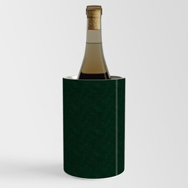 Textured dark green, solid green, dark green. Wine Chiller