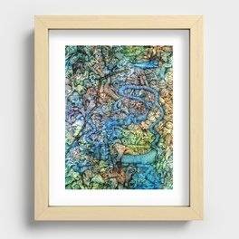 Autumn in Hell Recessed Framed Print