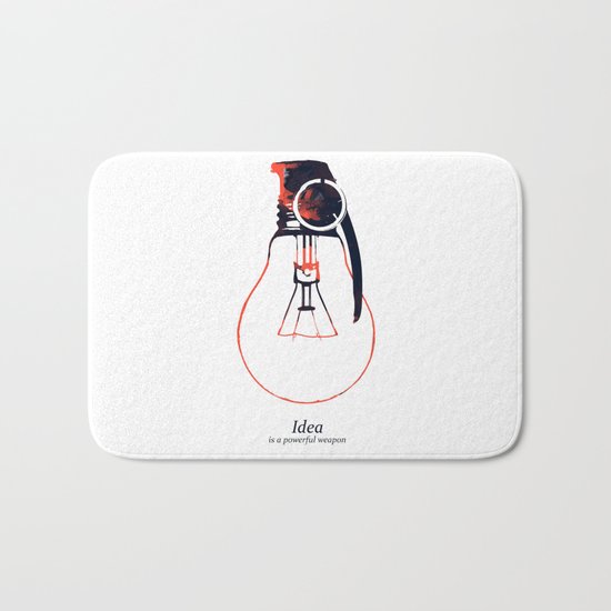 Idea Bomb (2) Bath Mat