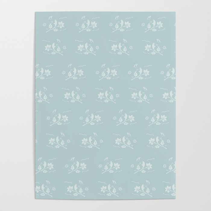 Floral Pattern #1 #decor #art #society6 Poster