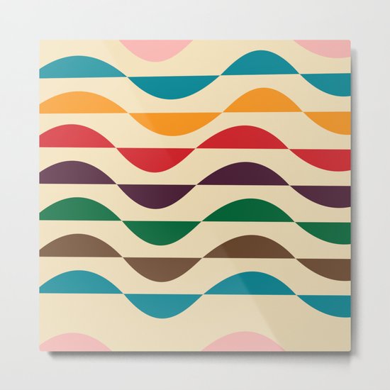Summer waves Metal Print