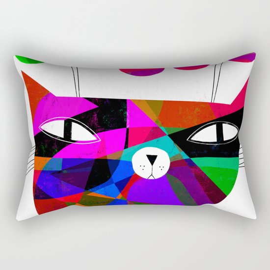 MOSAIC CAT Rectangular Pillow
