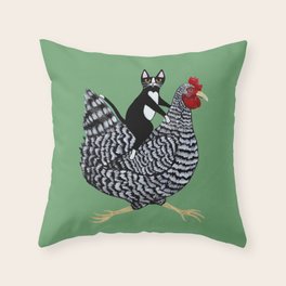 chicken throw pillows