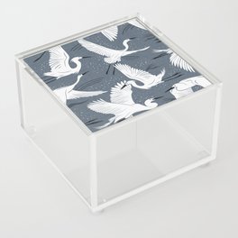Soaring Wings - Steel Blue Grey Acrylic Box