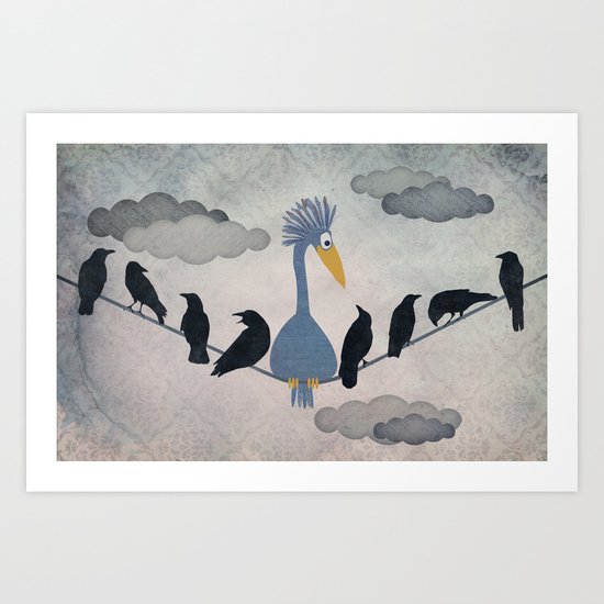For "The Birds" Art Print