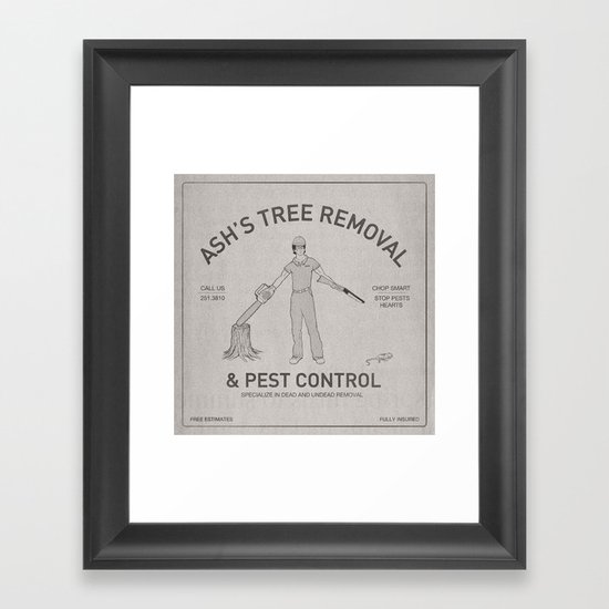 Ash's Classified Ad Framed Art Print