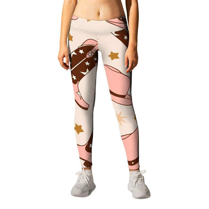 Cowboy Boots and Hats in Pink Leggings by Camila