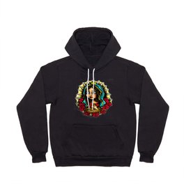 Lady Of Guadalupe (Virgen de Guadalupe) BLUE VERSION Hoody
