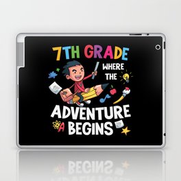 7th Grade Where The Adventure Begins Laptop Skin