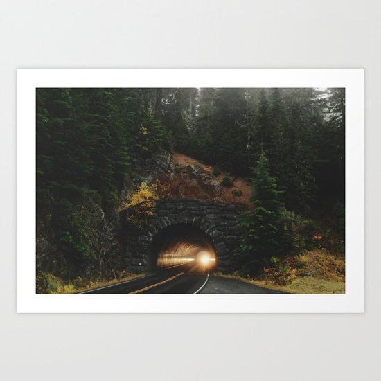 Rainier Tunnel Art Print