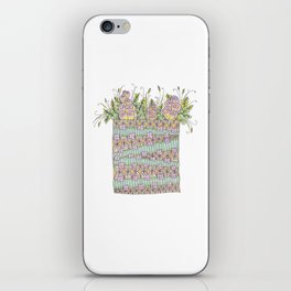 flowers in busket iPhone Skin