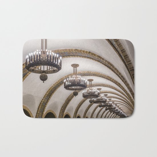 Kyiv subway Bath Mat