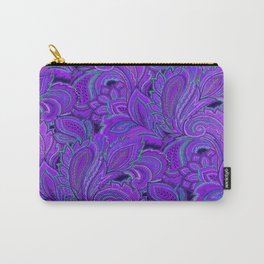 paisley paisley purple Carry-All Pouch
