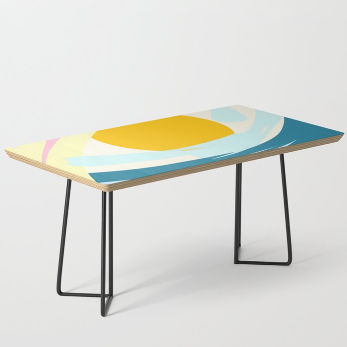 Abstract Sunrise (D205) Coffee Table