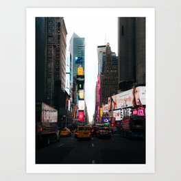 Times Square vibe (New York City) Art Print