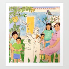 Immigrants' Void, Quillambamba, Cusco Art Print