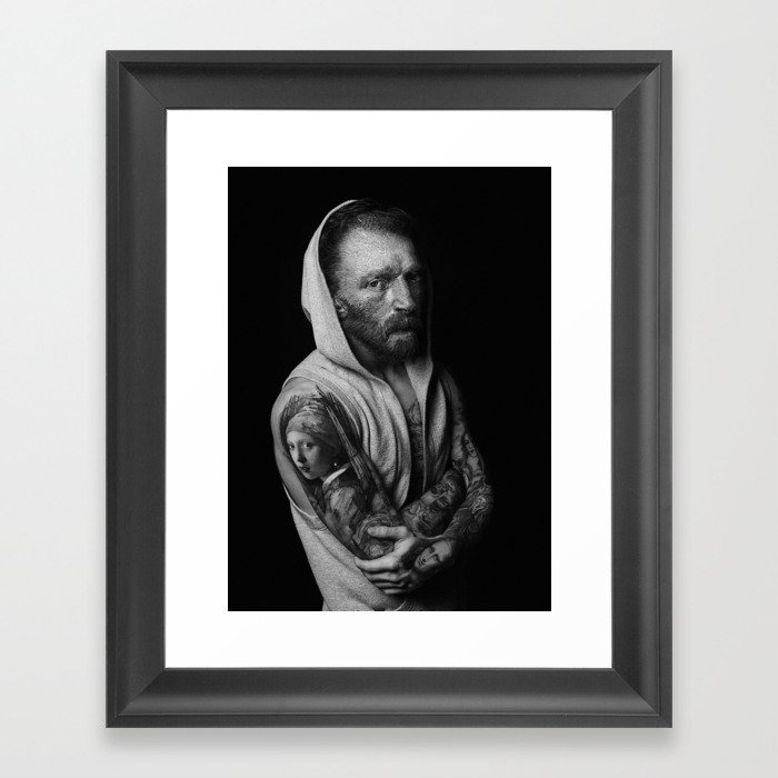 Van Gogh Tattoo Framed Art Print