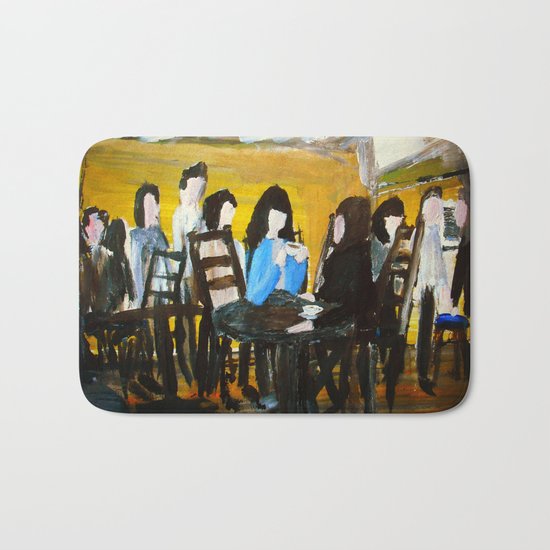 Let's Have A Coffee, And I Will Tell You Why He Is No Good For You Bath Mat