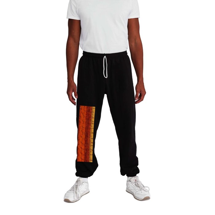 Modern Bohemian Rug Orange Sweatpants