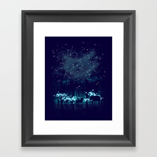 Cosmic Safari Framed Art Print