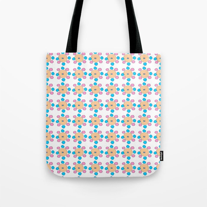 Circle And Abstraction 9 Blue Abstract Geometric Geometrical Circle Sphere Tote Bag By Oldking
