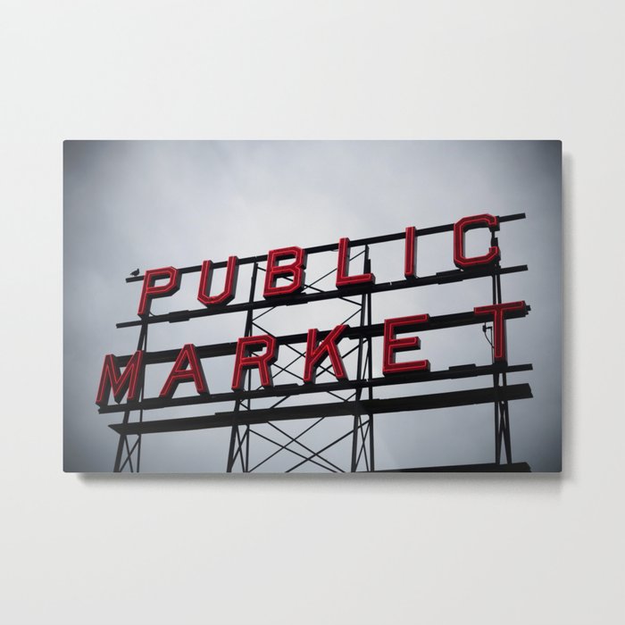 Public Market - Seattle Metal Print