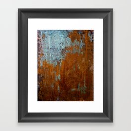 Rust Texture 1 Framed Art Print