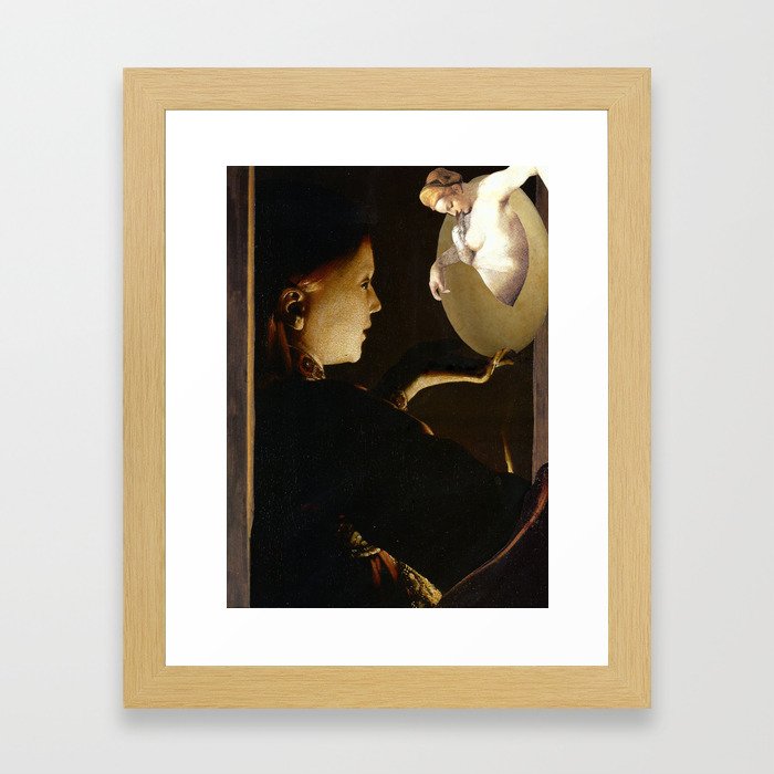 In The Palm Of His Hand Framed Art Print