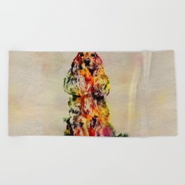 Gun Dog Beach Towels Society6