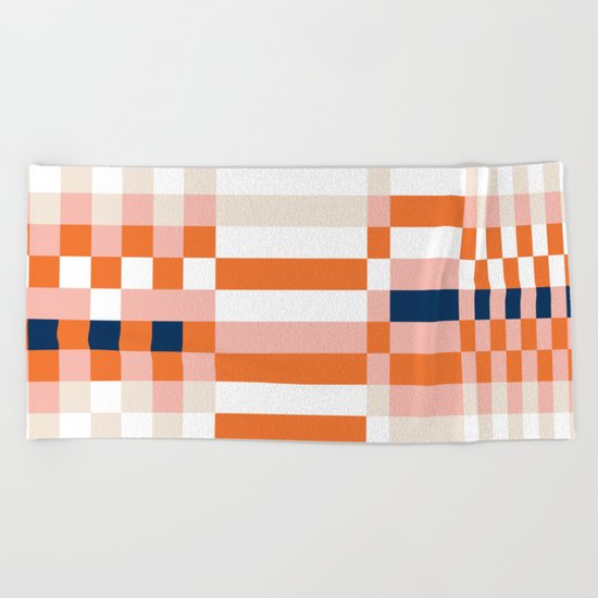 Connecting lines 1 Beach Towel