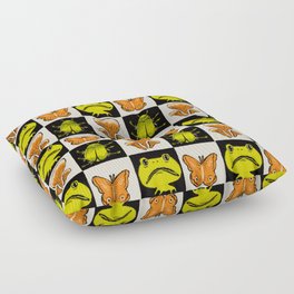 Lily pond repeat Floor Pillow