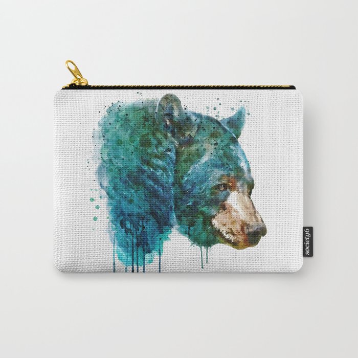 Bear Head Carry-All Pouch