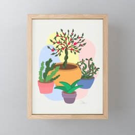 Botanical Porch Plant Babies | Art Print Framed Mini Art Print