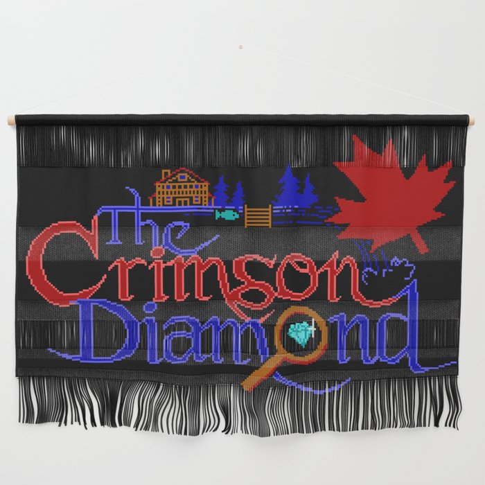 The Crimson Diamond colour logo Wall Hanging